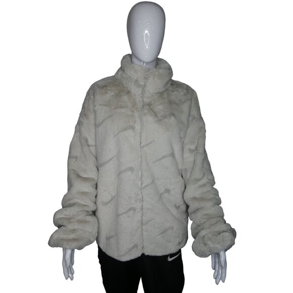 Nike Printed Faux Fur‎ Jacket - Picture 2 of 11